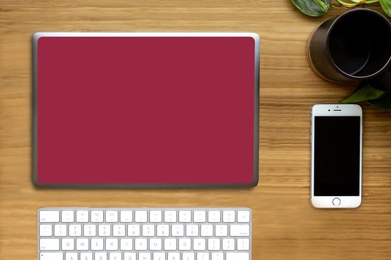 Sticker ordinateur portable - 12,3 pouces - Marron - Rouge - Motifs