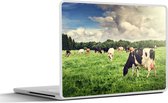 Autocollant pour ordinateur portable - 17,3 pouces - Vaches - Pâturage - Nature - Animaux - Paysage - 40x30cm - Autocollants pour ordinateur portable - Peau pour ordinateur portable - Couverture