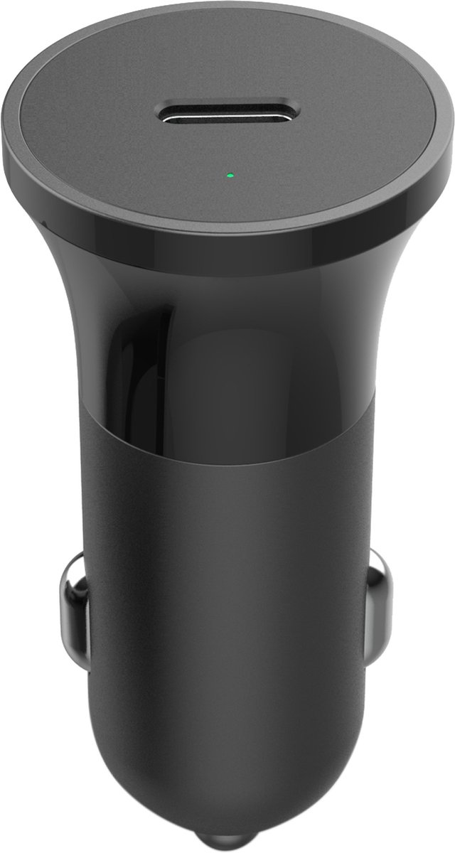 BigBen 20W USB C PD Power Delivery Autolader zwart