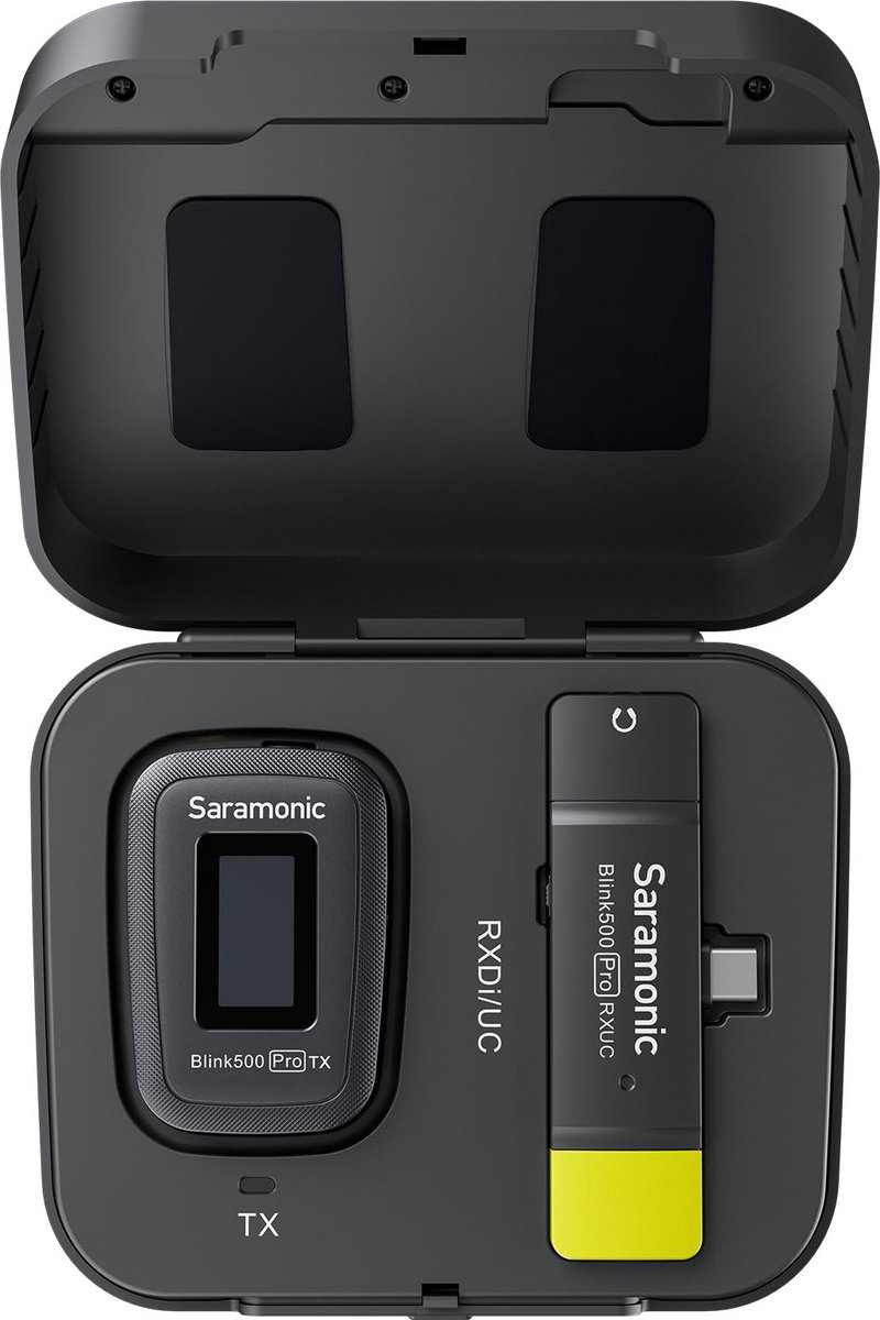 Saramonic Blink500 Pro B5 met lavalier zender en USB-C ontvanger voor telefoon of computer