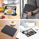 Dux Ducis Domo - Tablethoes geschikt voor Apple iPad Pro 12.9 (2022) Hoes Bookcase + Stylus Houder - Zwart