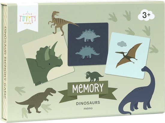 Memory spel: Dinosaurussen - A Little Lovely Company