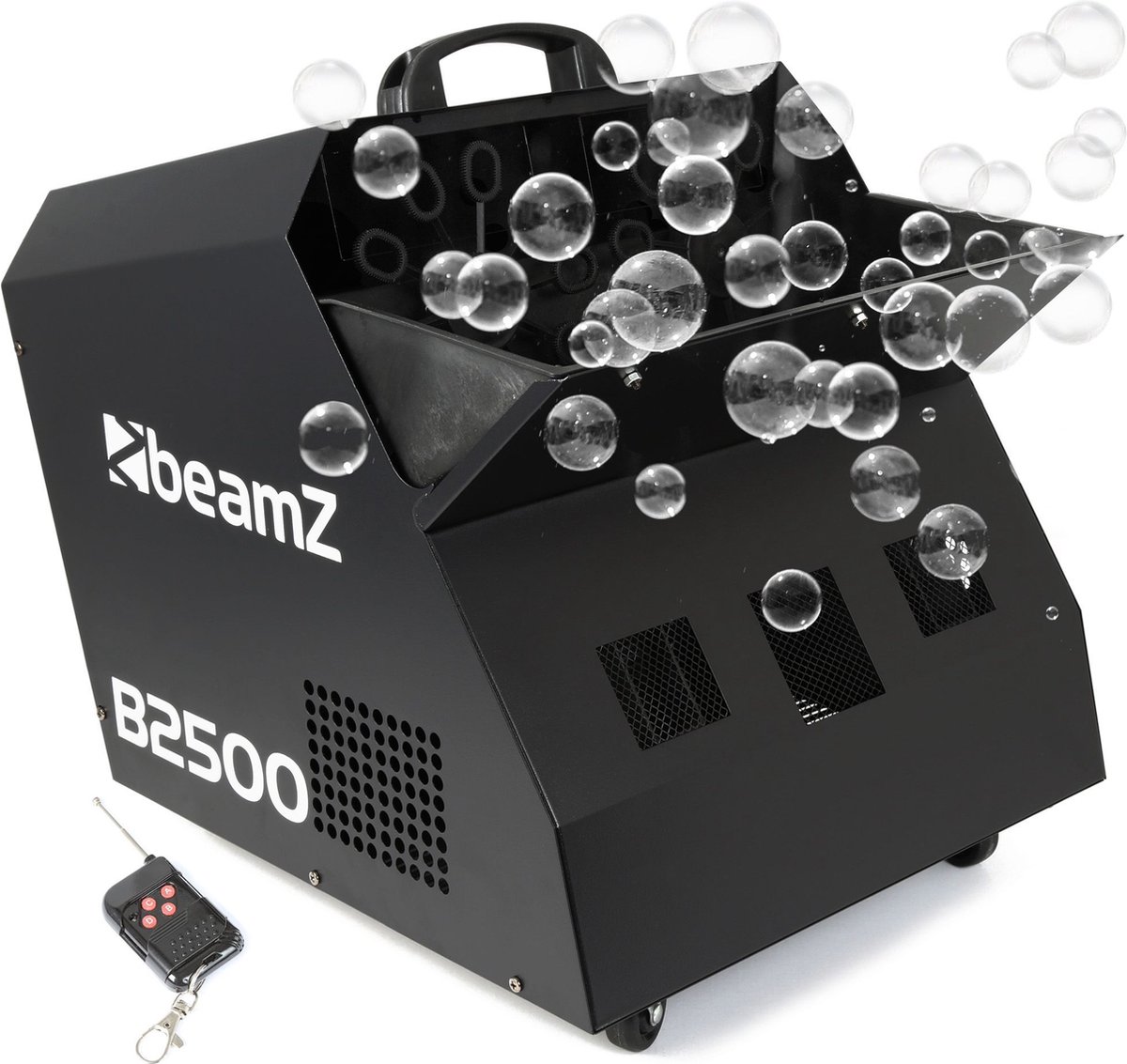 Bellenblaasmachine - Beamz B2500 professionele dubbele bellenblaasmachine met draadloze afstandsbediening