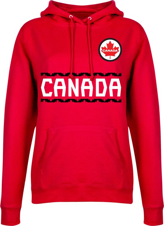 Canada Dames Team Hoodie - Rood - S