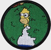 Homer Simpson - Iron On Patch - Iron On Applique - Iron On Emblem - Patch