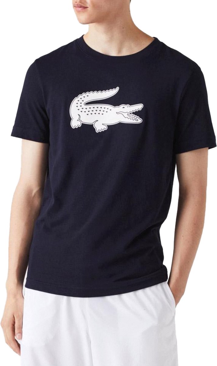 Sport 3D Print Crocodile T-shirt Mannen Blauw