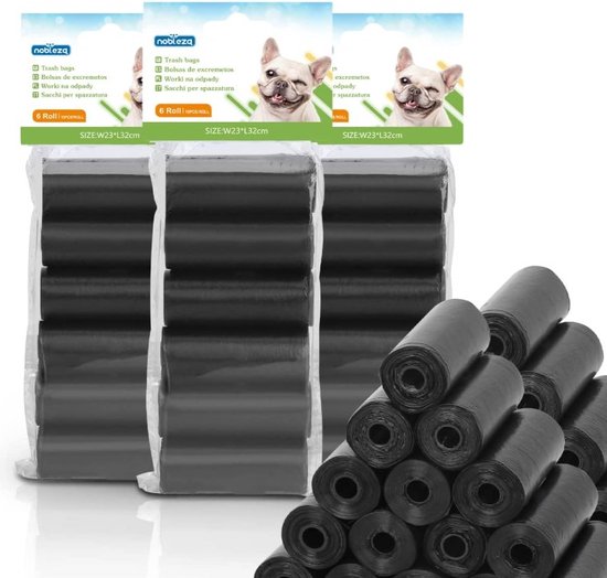 Hondenpoepzakjes 750 st 30x20 cm polyetheen zwart kopen
