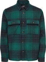 ONLY & SONS ONSBAZ OVR 4PKT FLANNEL CHECK LS SHIRT Chemise homme - Taille L