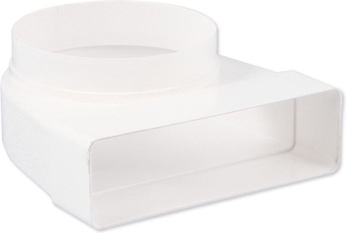 Luchtafvoer Overgangsstuk haaks doorsnede 150 204x60 mm