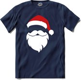 Père Noël barbe - T-shirt - Filles - Blue marine - Taille 12 ans