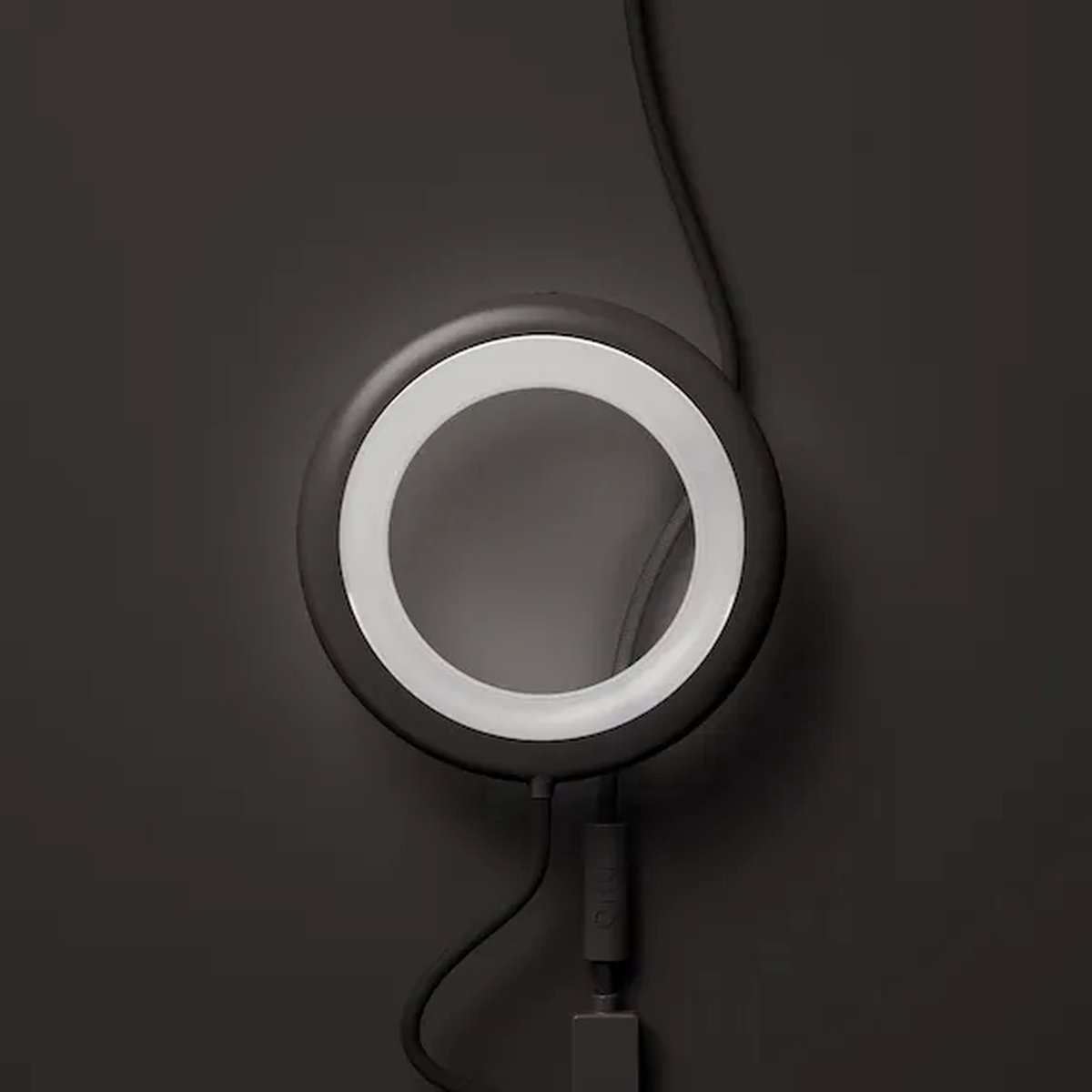 Bily - Nomanden lamp - Antraciet grijs - leeslamp - reislamp - zaklamp - telefoonaccessoires - design