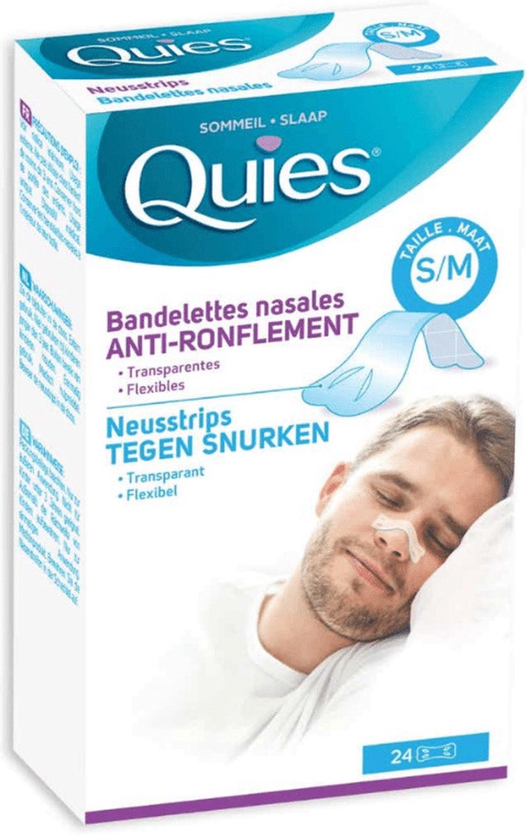 Goedkoopste Anti-snurk strip, maat small, Quies
