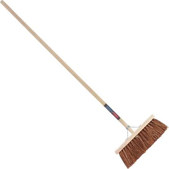 Talen Tools - Stadsbezem - 41 cm - Natuurvezel - Steel 140 cm van Talen Tools — afbeelding 2