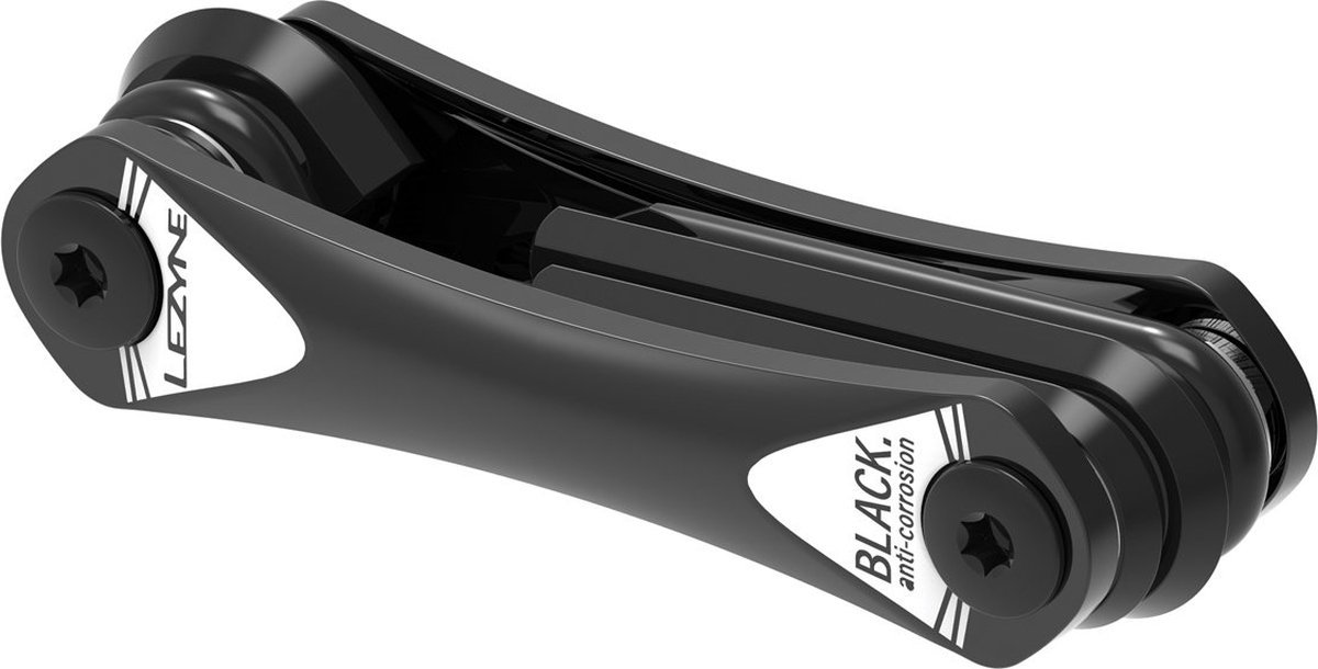 Lezyne Multi Tool Rap II 6 - Multitool voor fietsen - Lichtgewicht aluminium - HEX, TORX, PHILLIPS - Zwart