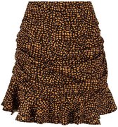 Lofty Manner Rok Skirt Leila Mw34 Brown Dot Dames Maat - S