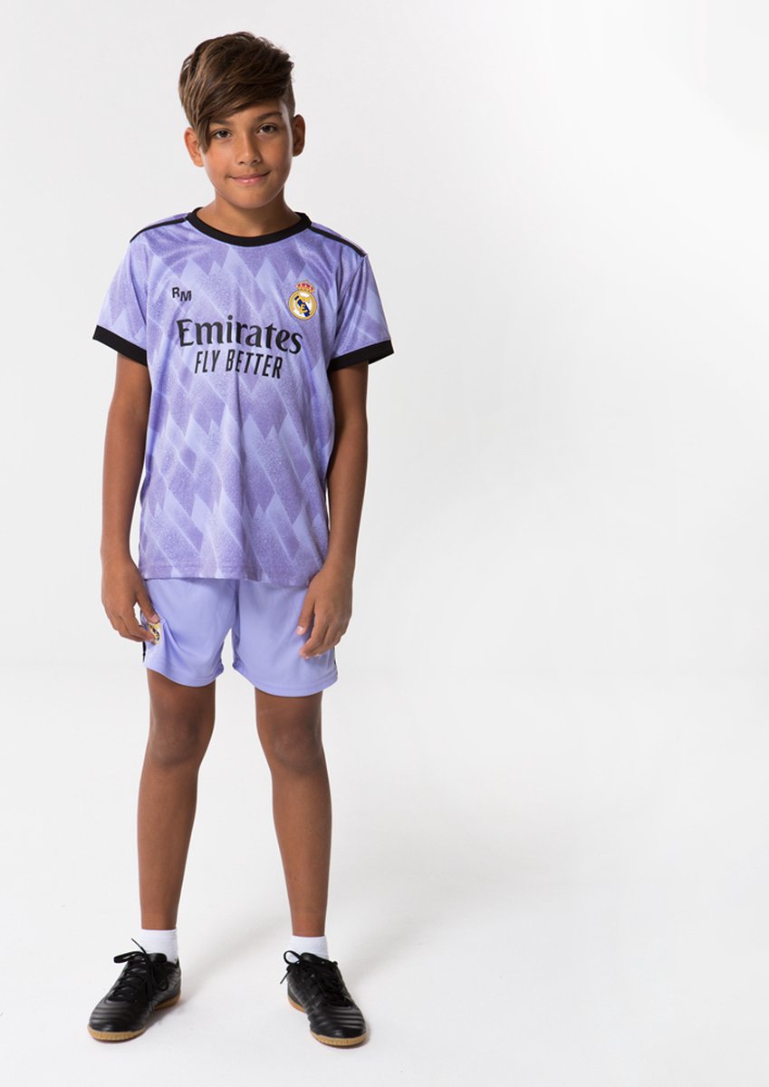 Real Madrid uit tenue 22/23 - Real Madrid tenue - Voetbaltenue kinderen - maat 116
