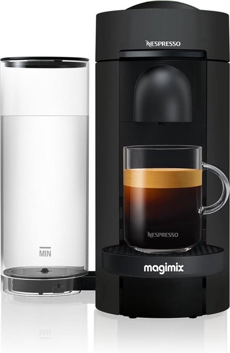 Magimix Nespresso Vertuo Plus Mat Zwart model zonder proefpakket