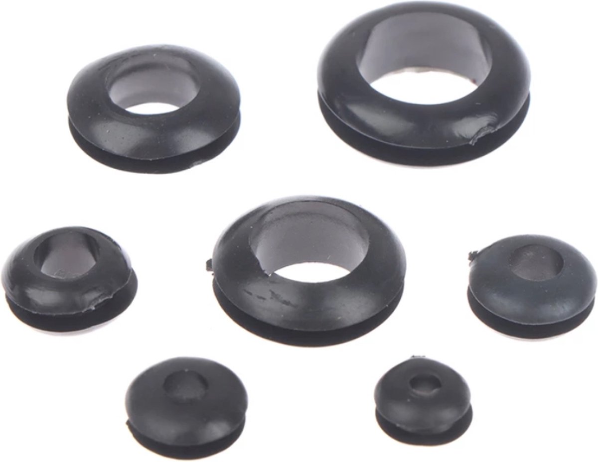 KS Tools Sortiment Gummi-Durchgangstüllen, 110-tlg. 970.0050 Gummitüllen O-Ringe