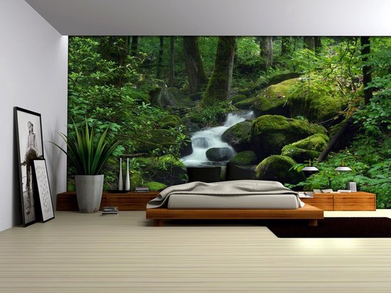 Photomural vert, revêtement mural