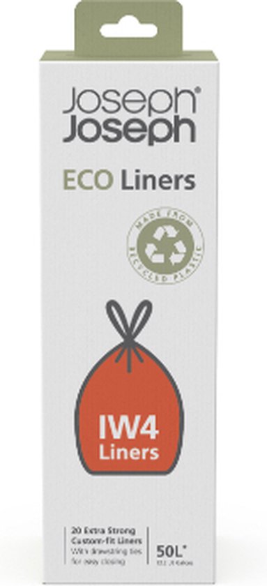 Joseph Joseph Eco Liners Afvalzakken Grijs - IW4 - 50 L - 20 Stuks