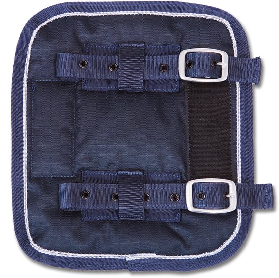 Rhinegold Horse Rug Chest Expander - Adjustable Chest Fitting For Broad-Chested Horses, Navy Color