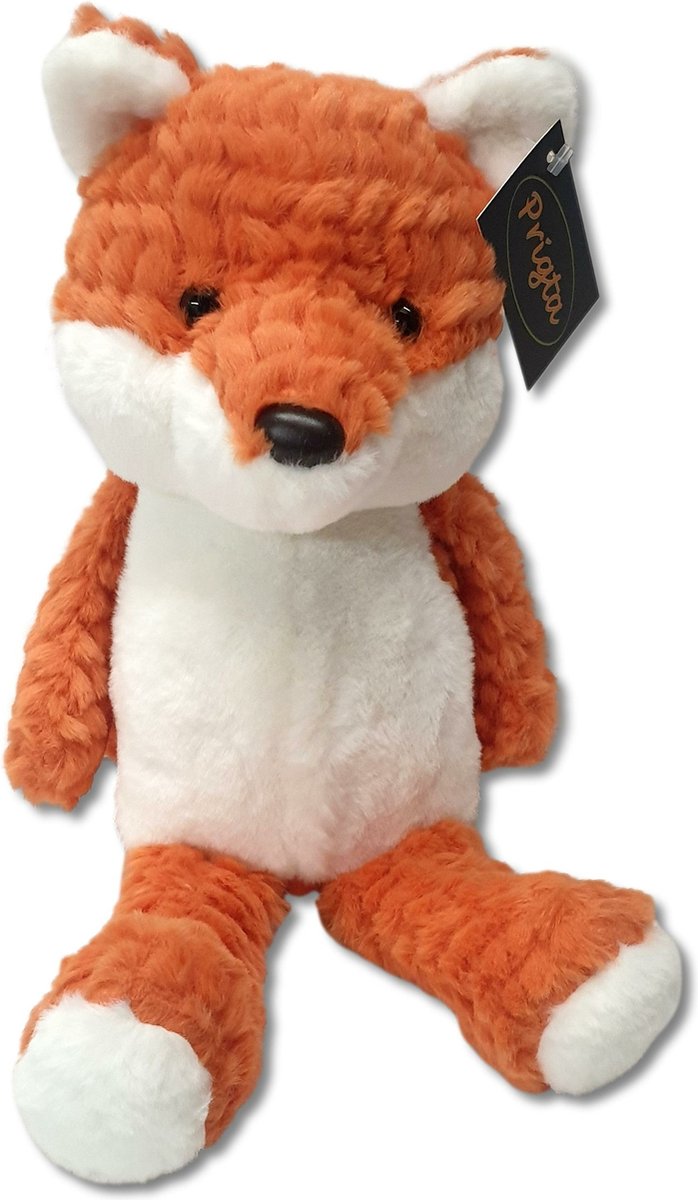 Prigta - Knuffeldier - Vos - 25 cm - Pluche / baby cadeau