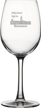 Gegraveerde witte wijnglas 36cl Boxmeer