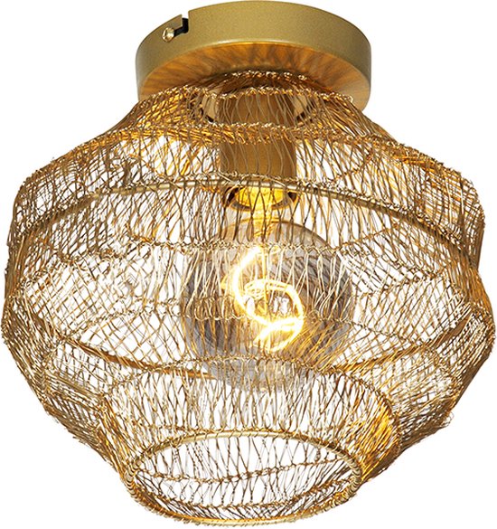 QAZQA vadi - Oosterse Plafondlamp - 1 lichts - Ø 250 - Woonkamer | Slaapkamer | Keuken