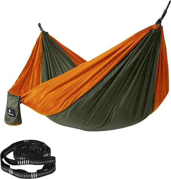 SONGMICS Hängematte ultraleicht, für 2 Personen, aus Ripstop-Nylon, bis 300 kg b