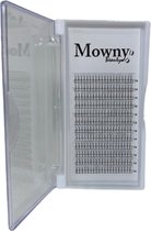 Mowny Beauty - Wimperextensions - 3D Premade Fans - 14mm 0,07mm D-krul - Natuurlijke Wimperextensions - Russisch volume