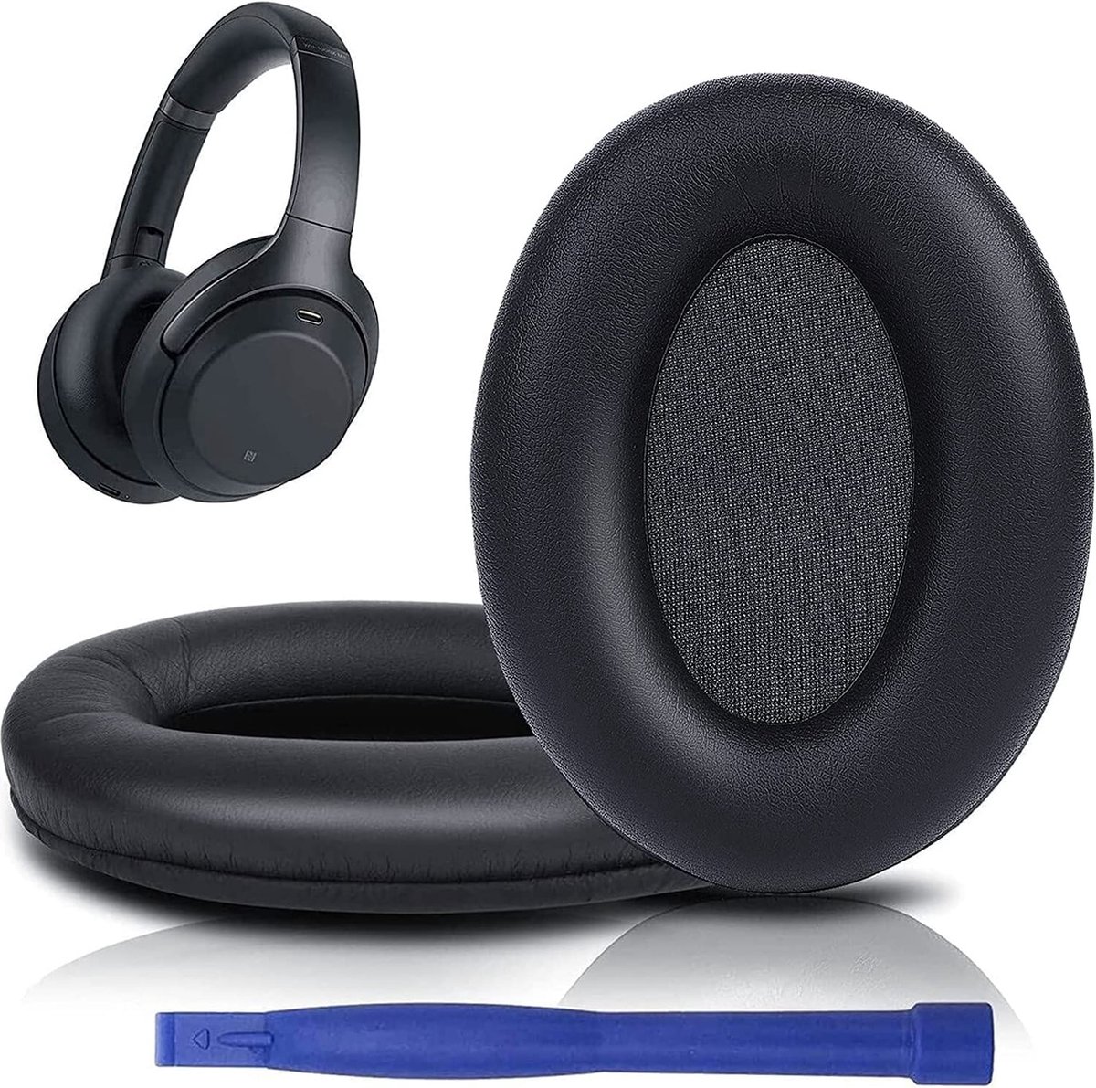 Sony WH-1000MX3 Oorkussens Reparatie - Incl. Schuimstof opzetstuk, Handleiding en Tools - Geschikt voor Sony 1000MX3 Ear Cushions