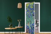Deursticker Irissen - Vincent van Gogh - 75x205 cm - Deurposter