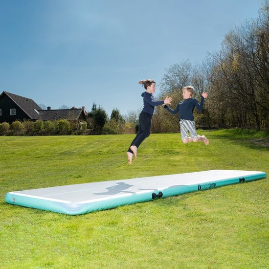 cardiojump Airtrack Mat met Luchtpomp 500 x 100 x 15 cm