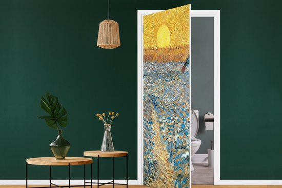 Deursticker De zaaier - Vincent van Gogh - 90x215 cm - Deurposter