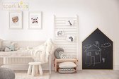 Atmosphera Kids krijtbord huis - Kinderkamer decoratie - H 116,2 CM