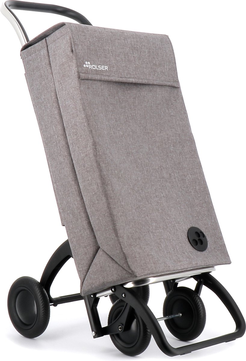 Bastilipo Bastilipo Alex Chariot de Courses Pliable à 4 Roues Rouge Bermillon Capacité de 37