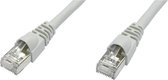 Telegärtner L00001A0123 RJ45 Netwerkkabel, patchkabel CAT 6A S/FTP 2.00 m Wit Vlambestendig, Snagless, Vlambestendig, H