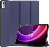 Case2go - Tablet hoes geschikt voor Lenovo Tab P11 - 2de Generatie (2022) - 11.5 inch - Book Case met Auto/Wake Functie - Donker Blauw