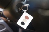 Sleutelhanger - Minimalisme - Pastel - Design - Uitdeelcadeautjes - Plastic