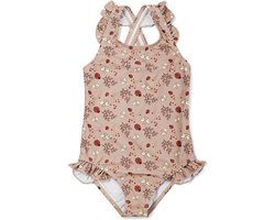 Nuuroo UV-Werend Badpak voor Kinderen – Ariel Zwempak Meisje met Ladybug Blossom Print – Duurzaam Kinderbadpak van Gerecycled Polyester – UV-Zwempak Kinderen met Bescherming 50+ – Zomer Zwemkleding Baby & Peuter - Maat 80/86