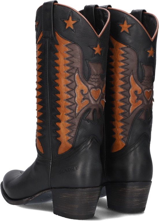 Sendra 14144 Cowboylaarzen - Western Laarzen - Dames - Zwart - Maat 37 |  bol.com