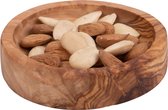 Bowls and Dishes Pure Olive Wood olijfhouten schaal laag Ø 10 cm - Cadeau tip!