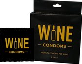 Wijn Condooms - Wijn - Wijnafsluiter - Wijnafsluiters - Condooms - 6 STUKS