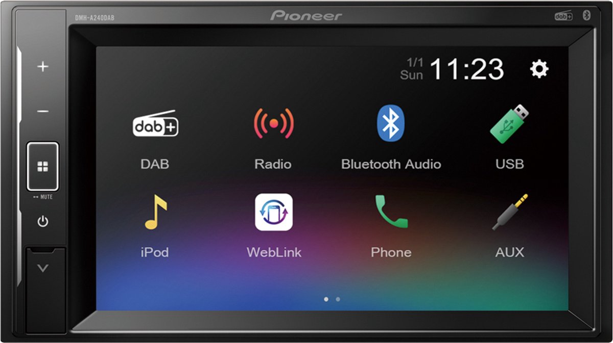 Pioneer DMH-A240DAB Multimedia Autoradio met o.a. DAB+ (2-DIN) – foto 6
