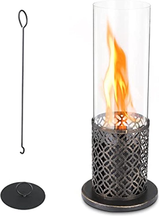 Le Feu Ground Steel Low White Bio-ethanol Haard