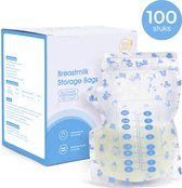 Jomek Moedermelk Bewaarzakjes - Borstvoeding - Bewaarzakje - Zakjes - 240ML - 100 Stuks - BPA Vrij