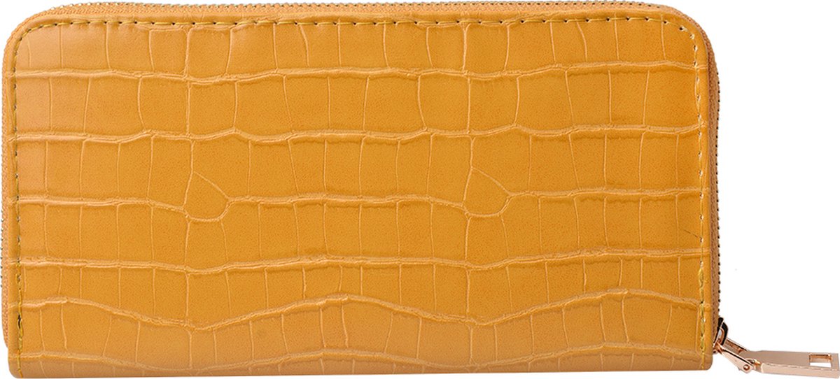 Juleeze Portemonnee 19x9 cm Geel Polyurethaan