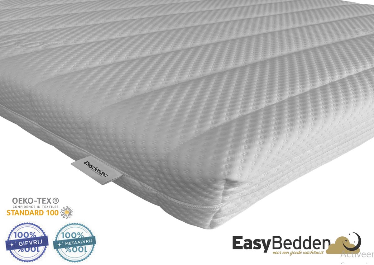 80x190 Topdekmatras - Topper - HYBRIDE Koudschuim - Gel foam -Exclusive-  7CM - ACTIE