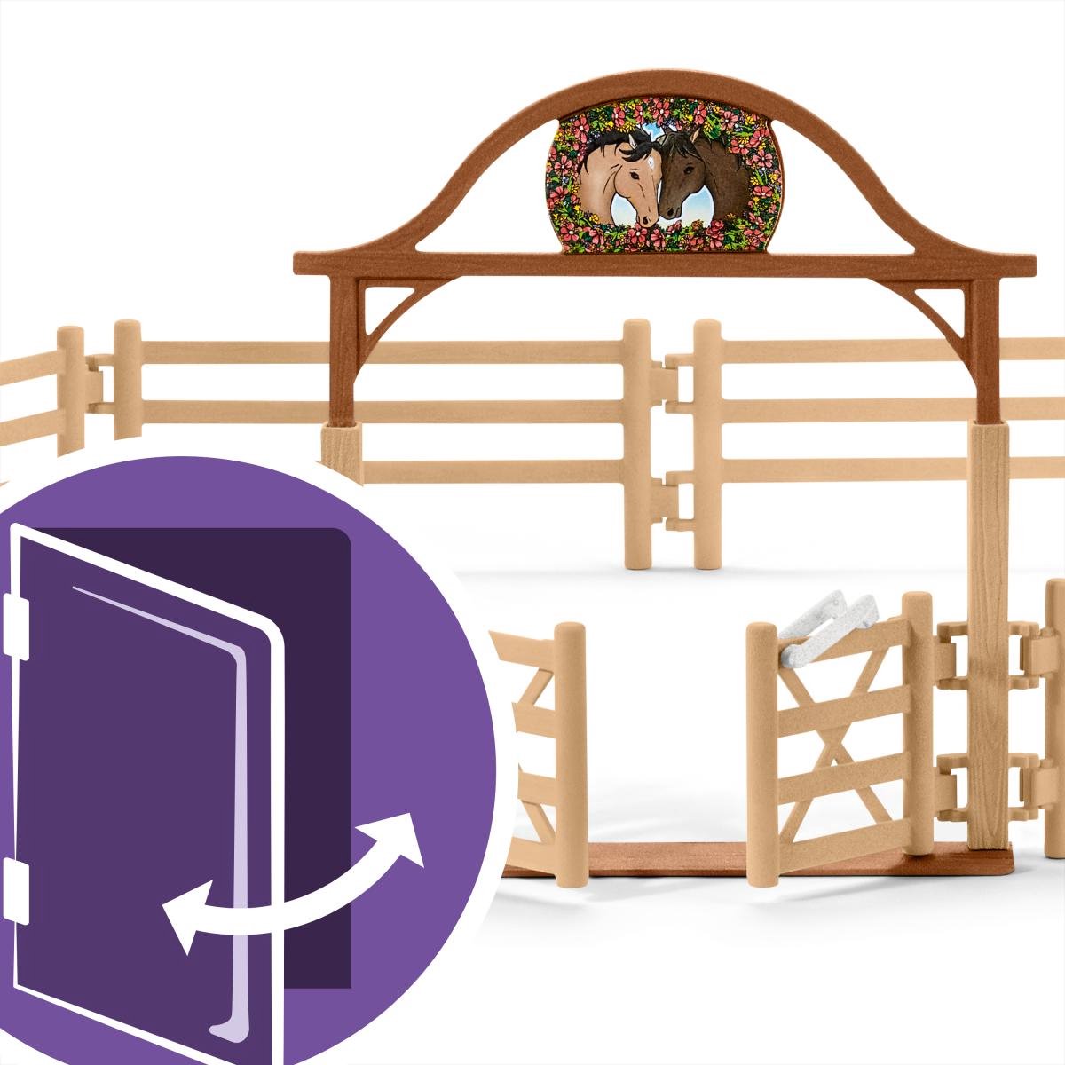schleich HORSE CLUB Speelfigurenset - Hannah's Gastpaarden en Hond Ruby - Kinderspeelgoed voor Jongens en Meisjes - 5 tot 12 jaar - 20 Onderdelen - 42458 — afbeelding 19