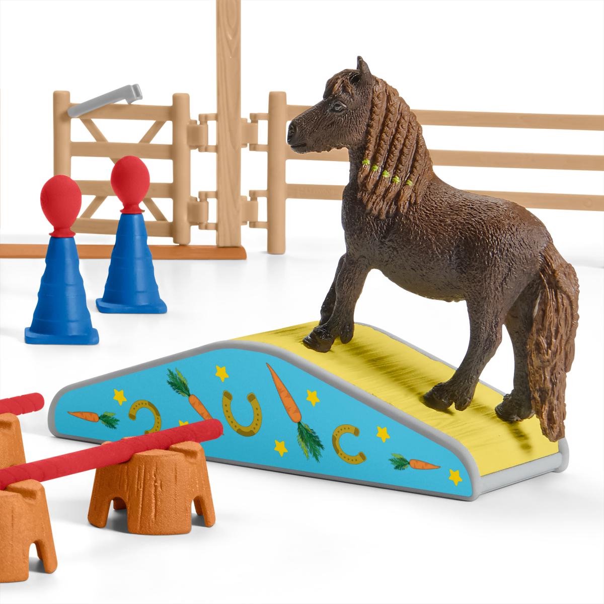 schleich FARM WORLD Speelfigurenset - Paarden Trainingskamp - Kinderspeelgoed voor Jongens en Meisjes - 3 tot 8 jaar - 41 Onderdelen - 42481 — afbeelding 12
